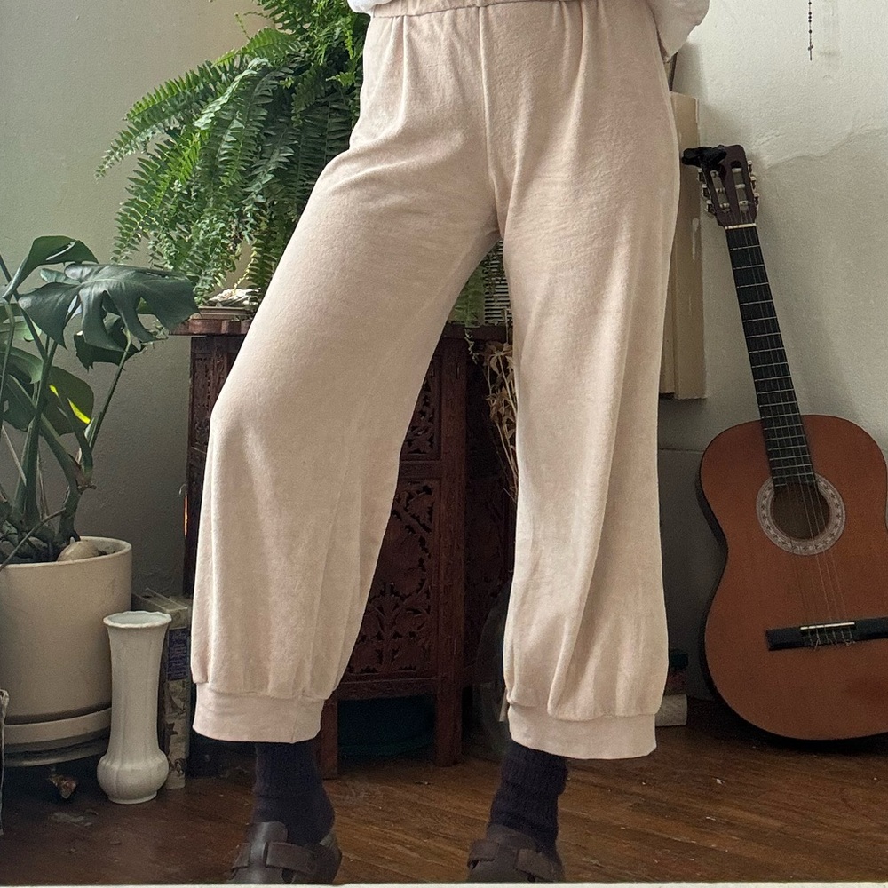 Suzi Kondi Tosk Harem pants in Velour